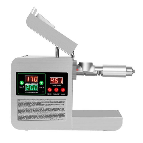 Automatic X8S Oil Press Machine Electric Peanuts Sesame Sunflower Seeds Oil Press Machine Cold Oil Press Machine for Bu