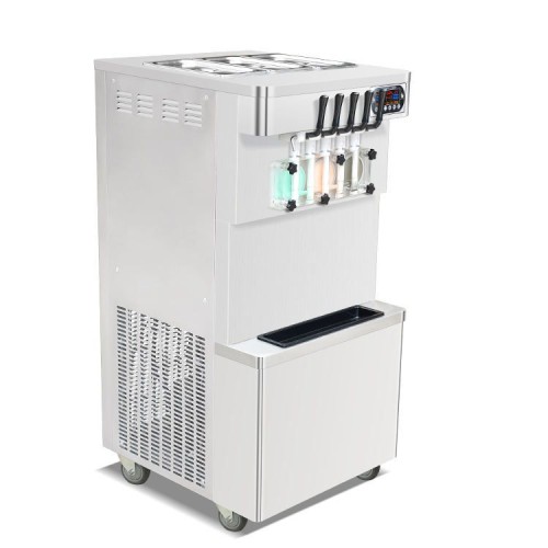 ICM-390 Vertical 5 flavors Commercial Floor Standing Smoothie Machine/Frozen Dessert Maker Machine