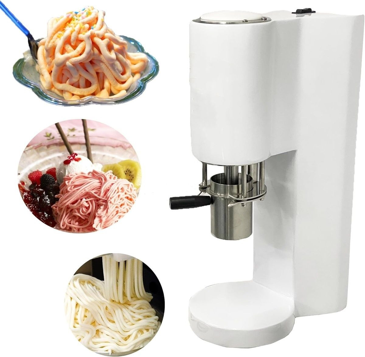 103 Commercial Ice Cream Noodle Machine Mini Ice Cream Machine Tabletop