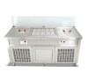 2010S Commercial Fried Ice Cream Rolling Machine Double Pot Thai Fried Fruit Yogurt Ice Cream Rolling Machine