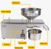 S8 Commercial Oil Press Machine Electric Home Use Oil Press Intelligent Cold and Hot Pressing Machine for Sale