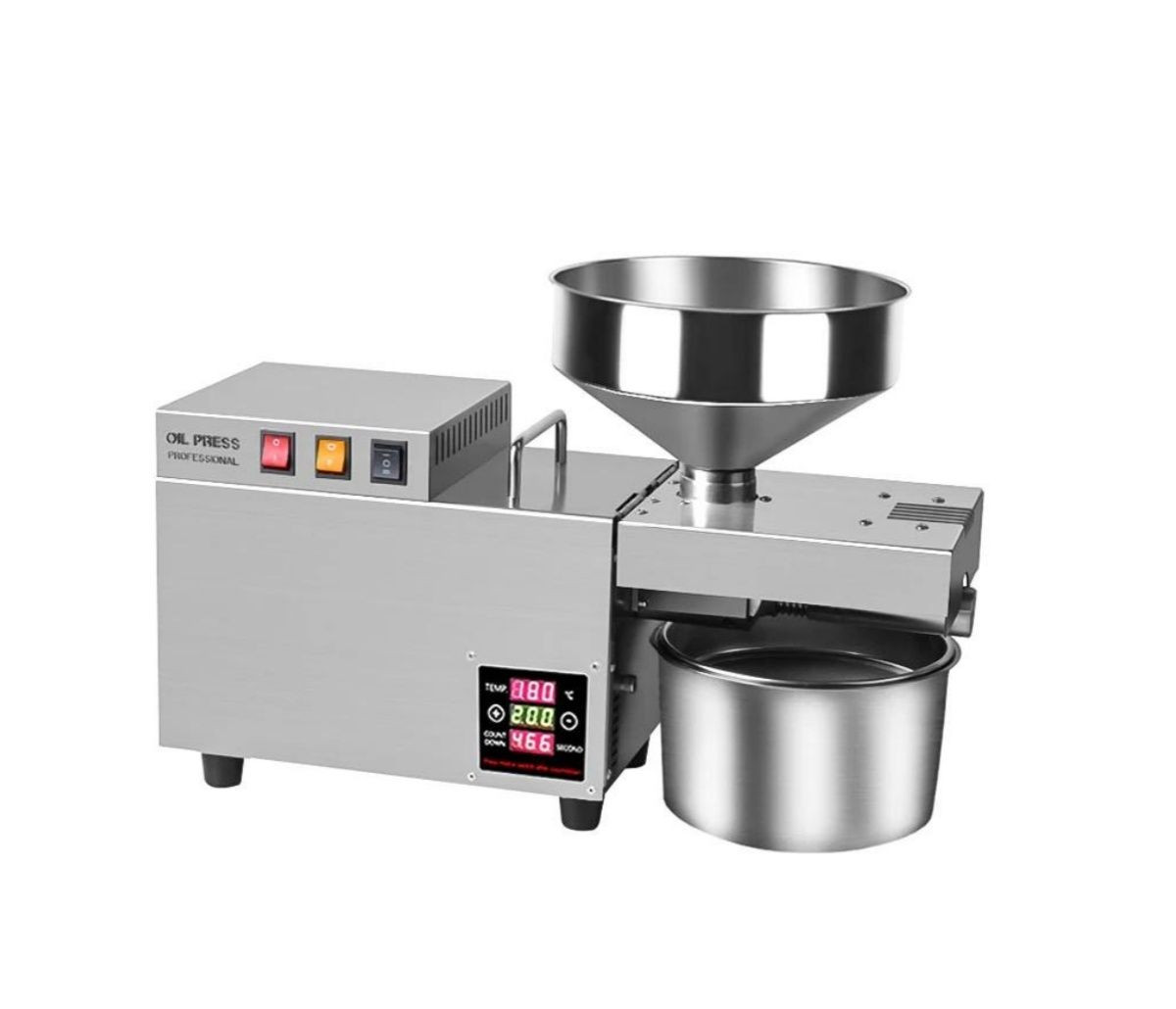 S9S Oil Press Machine Electric Small Oil Press Intelligent Cold Pressing Machine for Home Use