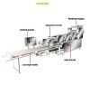 6rollers 260kg/h Fresh Noodles Making Production Line Fresh Noodle line For Factory or Ramen Restaurant