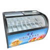 Commercial Gelato Ice Cream Display Showcase Freezer Electric Gelato Display Cabinet