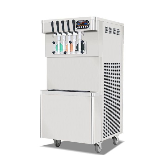 ICM-390 Vertical 5 flavors Commercial Floor Standing Smoothie Machine/Frozen Dessert Maker Machine
