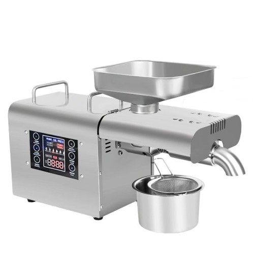 Mini Cold Oil Pressing Machine K28 Oil Press Peanuts Sesame Sunflower Flax Seeds Cold Oil Press Machine for Small Busin