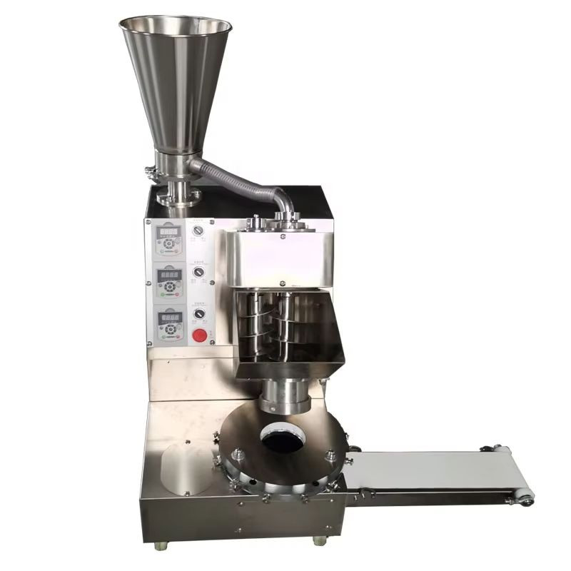 Stainless Steel Desktop Momo Filling Machine / Chinese Xiaolongbao Making Machine