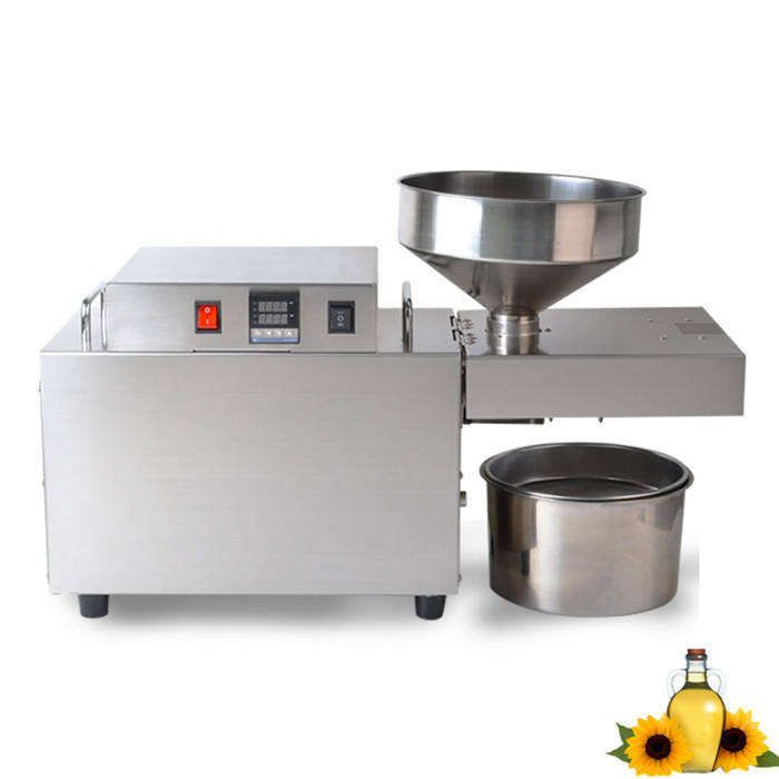 Automatic S10 Oil Press Machine for Peanuts Sesame Sunflower Seeds with Motor and Pump Components
