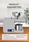 X8 Mini Oil Pressing Machine Electric Peanuts Sesame Sunflower Seed Oil Press Cold Pressing Machine