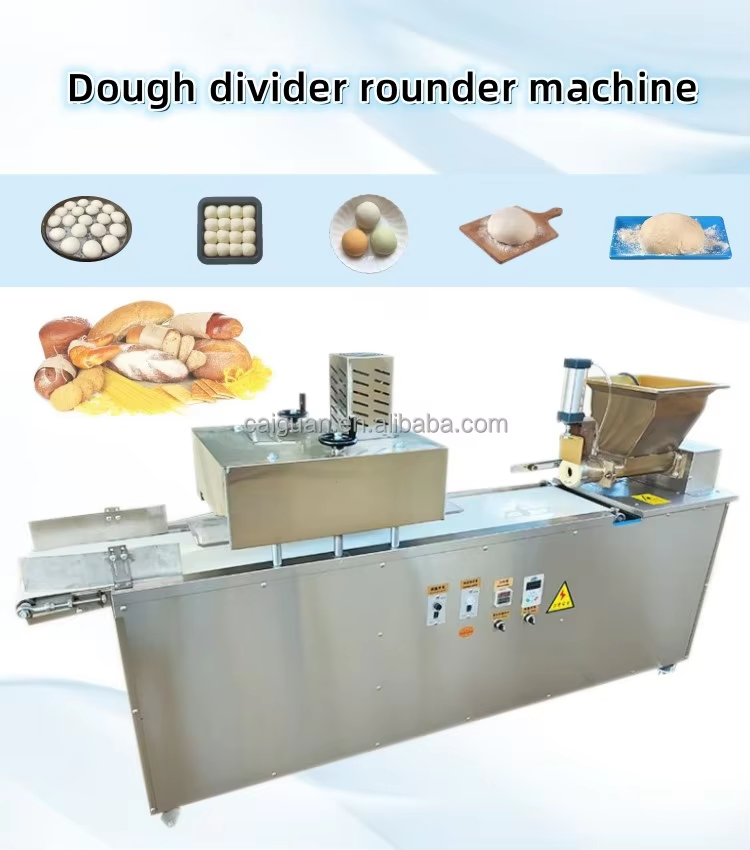 Factory Price Dough Divider Rounder for Sale Dough Ball Cutting Rolling Machine Dough ball in round