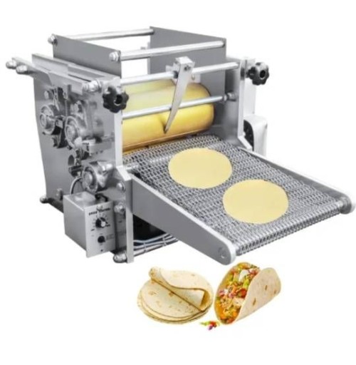 Mexician Tortilla Maker Commercial Using Corn Flour Portable  Automatic Roti Chapatti Tortilla Making Machine
