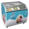 Customized Commercial Ice Cream Display Showcase with Freezer Gelato Display Cabinet