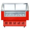 Commercial Popsicle Ice Cream Gelato Display Showcase with Freezer Gelato Display Cabinet Customized Color