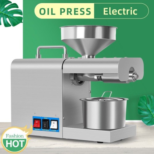 RG-311 Mini Oil Pressing Machine Electric Peanuts Sesame Sunflower Seed Cold Oil Press Machine