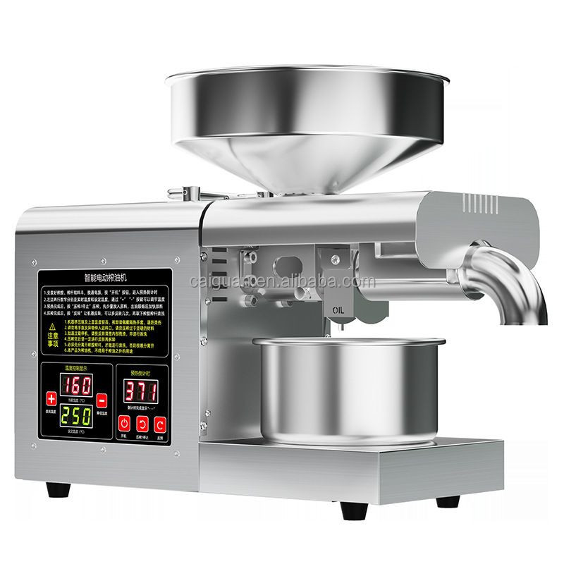 T3 Oil Pressing Machine Peanuts Sesame Sunflower Seeds Cold Oil Press Machine Mini Oil Press for Business