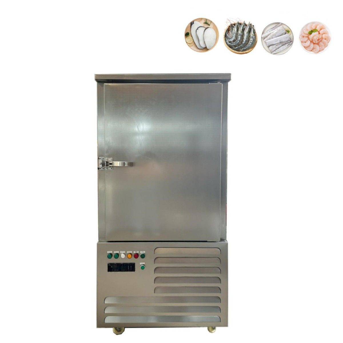 300L Large Capacity -80 Blast Chiller Stainless Steel 6-8 Trays Deep Freeze Blast Freezer for Restaurants