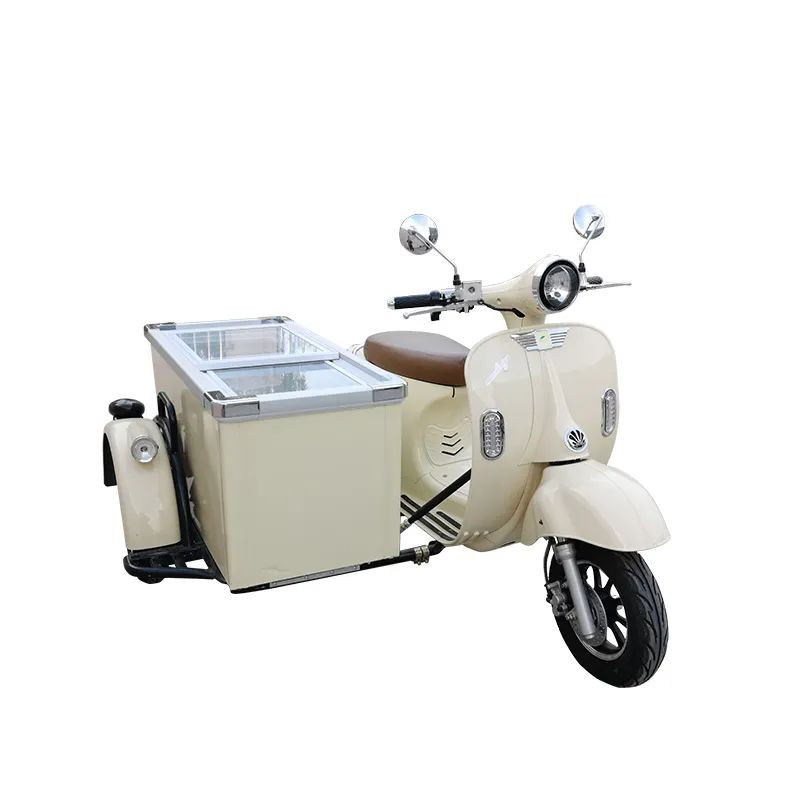 Electric Outdoor Mobile Ice Cream Truck Electric Tricycle Motorcycles for Ice Cream