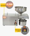 S8 Commercial Oil Press Machine Electric Home Use Oil Press Intelligent Cold and Hot Pressing Machine for Sale