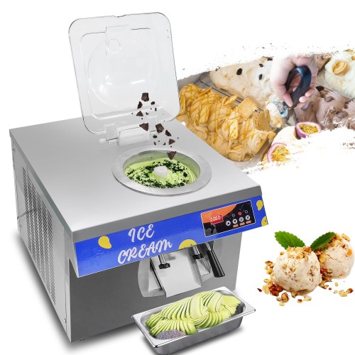 6L Commercial Hard Serve Ice Cream Making Machine Automatic Gelato Hard Ice Cream Maker