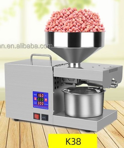 Commercial Oil Pressers K38 Oil Press Machine Peanuts Sesame Sunflower Seeds Oil Pressing Machine