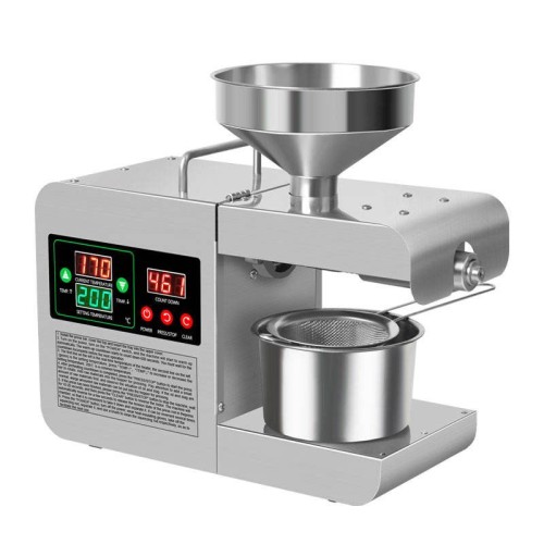 Automatic X8S Oil Press Machine Electric Peanuts Sesame Sunflower Seeds Oil Press Machine Cold Oil Press Machine for Bu