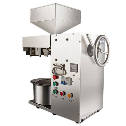 DB15 Commercial Oil Press Machine 110V/220V Peanut Oil Presser for Sesame/pinenut/rapeseed/flaxseed/nut Stainless Steel