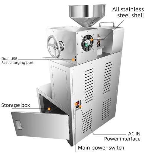 P30 Large Capacity Commercial Oil Press Machine for Sunflower & Sesame Seeds Cold Pressing Technology Plant Material