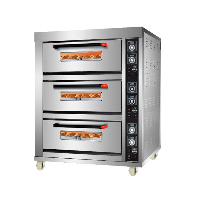 3 Desk 6 Tray Commercial Toasters Pizza Ovens Pizza Bakery Oven Baking Equipment