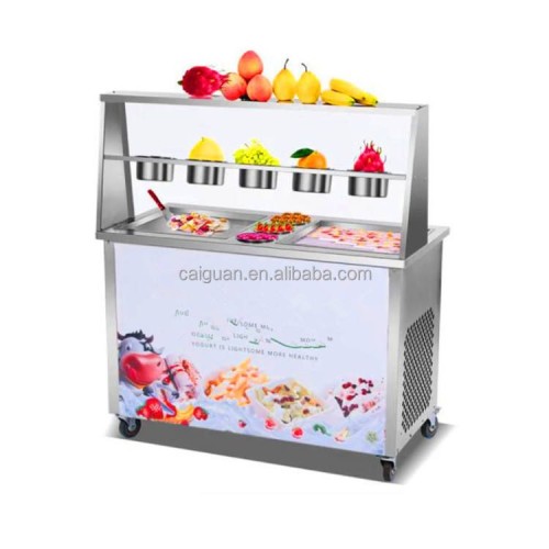 CBJ21/22 Commercial Roll Fry Ice Cream Machine Roll Up Ice Cream Machine Cold Plate Ice Cream Machine