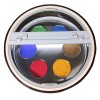 Commercial Ice Cream Bucket Display Cabinet Showcase Gelato Round Barrel Showcase with freezer