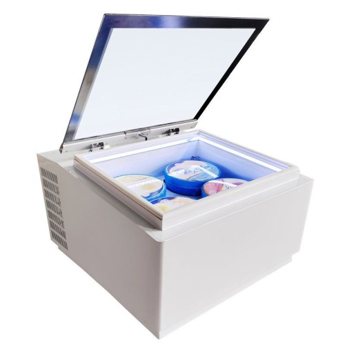 Commercial Ice Cream Freezer Showcase Ice Cream Gelato Display Mini Freezer