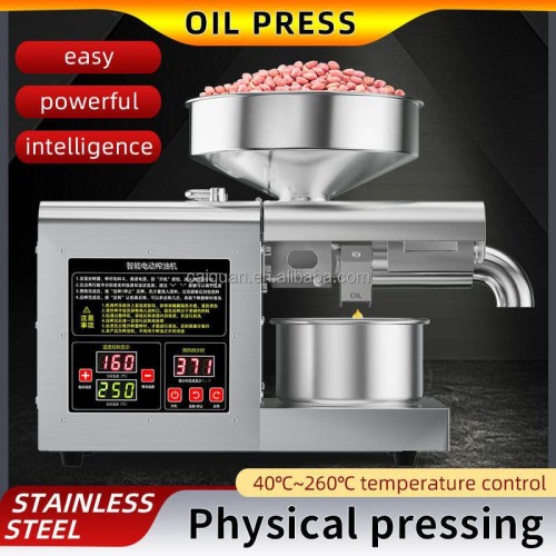 T3 Oil Pressing Machine Peanuts Sesame Sunflower Seeds Cold Oil Press Machine Mini Oil Press for Business