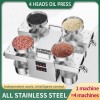 B04 Commercial Automatic Cold Oil Press Machine Sunflower Sesame Peanut Seeds Oil Pressing Machine