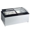 Table Top 8 Pans Ice Cream Freezer Showcase Ice Cream Display Gelato Popsicle Display Cabinet