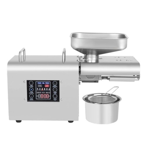 Mini Cold Oil Pressing Machine K28 Oil Press Peanuts Sesame Sunflower Flax Seeds Cold Oil Press Machine for Small Busin