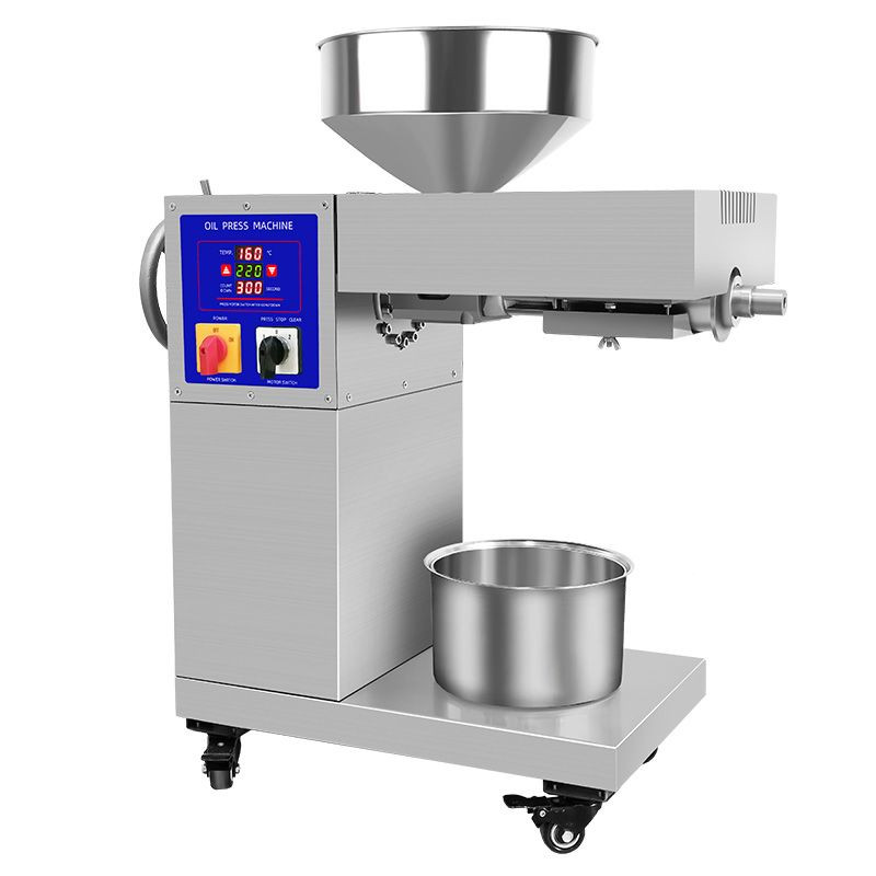 D06 Automatic Cold Oil Press Machine Large Capacity for Soybean Peanuts Sesame Sunflower Seeds Plant Raw Material