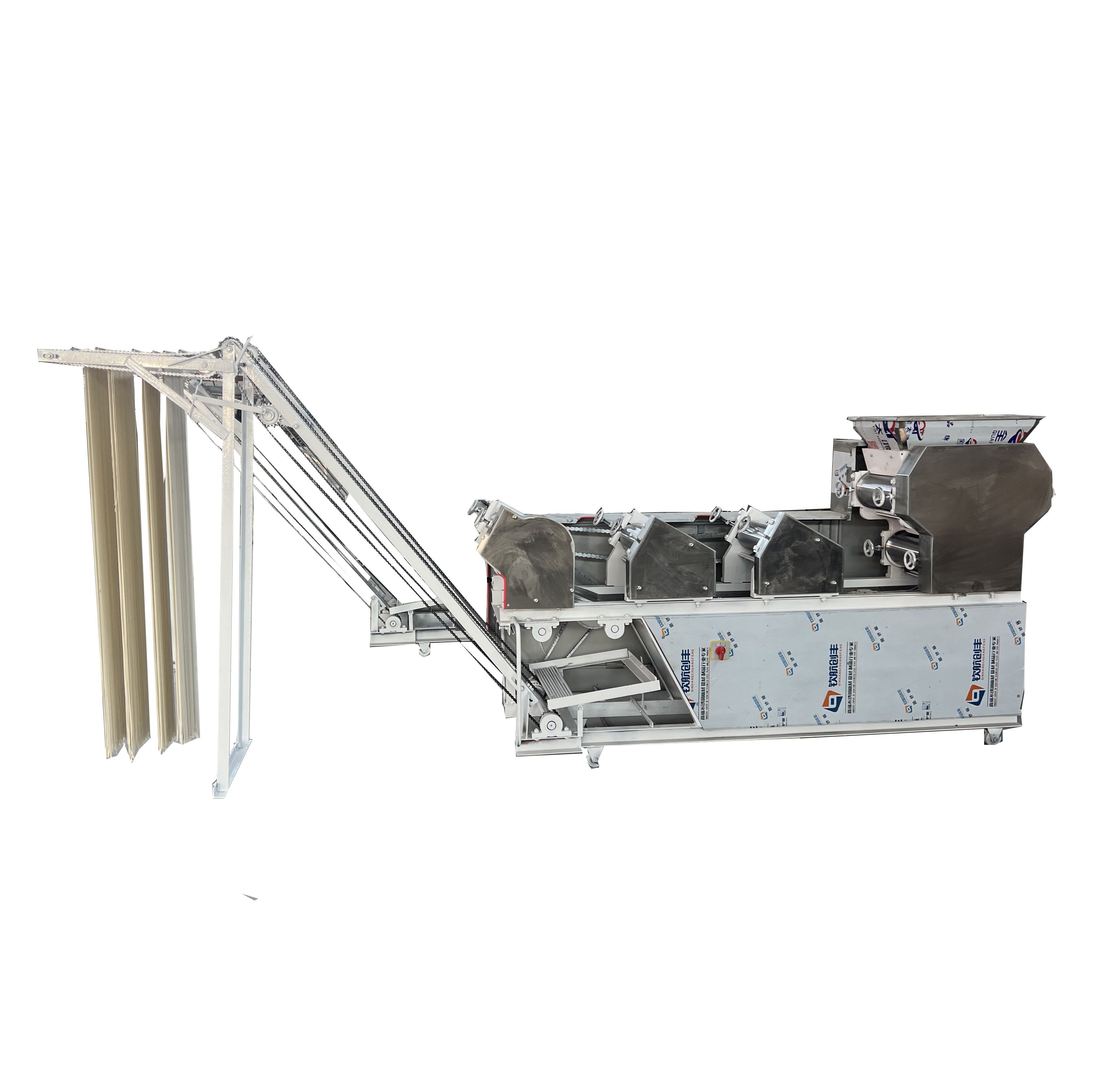 6rollers 260kg/h Fresh Noodles Making Production Line Fresh Noodle line For Factory or Ramen Restaurant