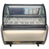 Hot Sale Ail Cooling Ice Cream Display Showcase with Freezer Gelato Display Cabinet Fridge for Business