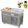 1006S Commercial Cold Plate Ice Cream Machine Single Pan with 6 Buckets Fried Ice Cream Roll Machine