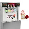370-User Friendly Design 7 Flavor Soft Ice Cream Machine Commercial Soft Ice Cream Machine