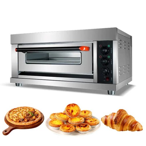Commercial Electric Oven Plug Factory Price Electric Instrumentation Control Bread Making Machine 1 Deck 2 Tray Baking