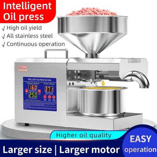 Hot/Cold Oil Pressers K39 Oil Press Machine Peanuts Sesame Sunflower Seeds Cooking Oil Press Machine