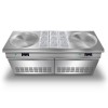 CBJ63 Double Round Cold Pan Fried Ice Cream Machine Stainless Steel Frozen Ice Cream Rolls Fried Ice Cream Machine