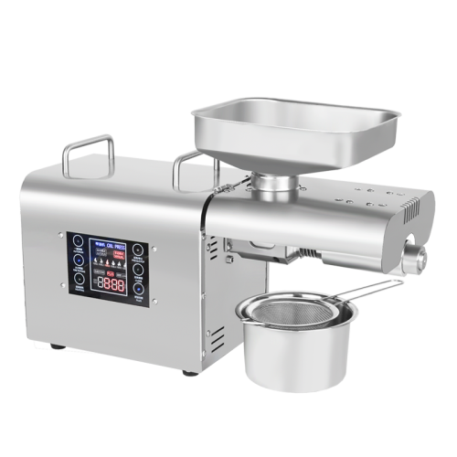 Mini Cold Oil Pressing Machine K28 Oil Press Peanuts Sesame Sunflower Flax Seeds Cold Oil Press Machine for Small Busin